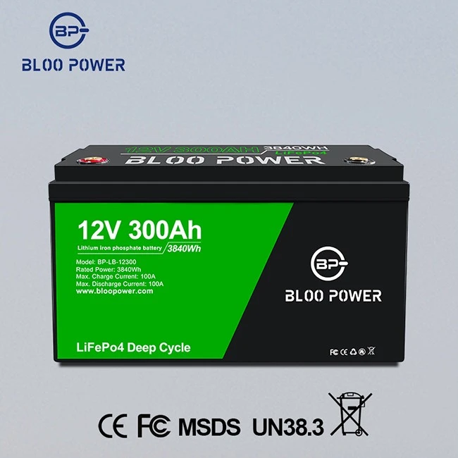 300Ah 12V customized lifepo4 energy storage battery